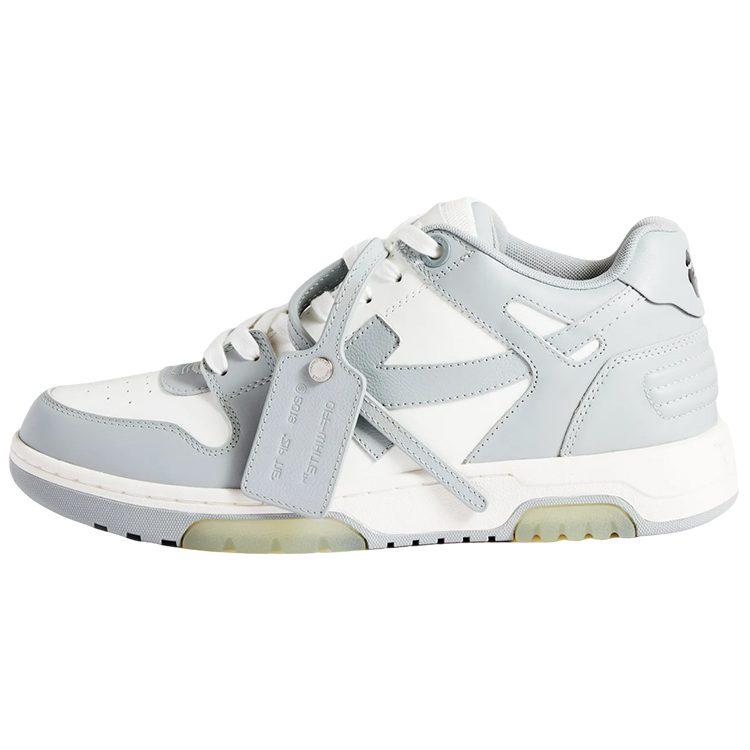 Кроссовки OFF WHITE Out Of Office Низкие 'Серый Белый' OMIA189S22LEA0010109