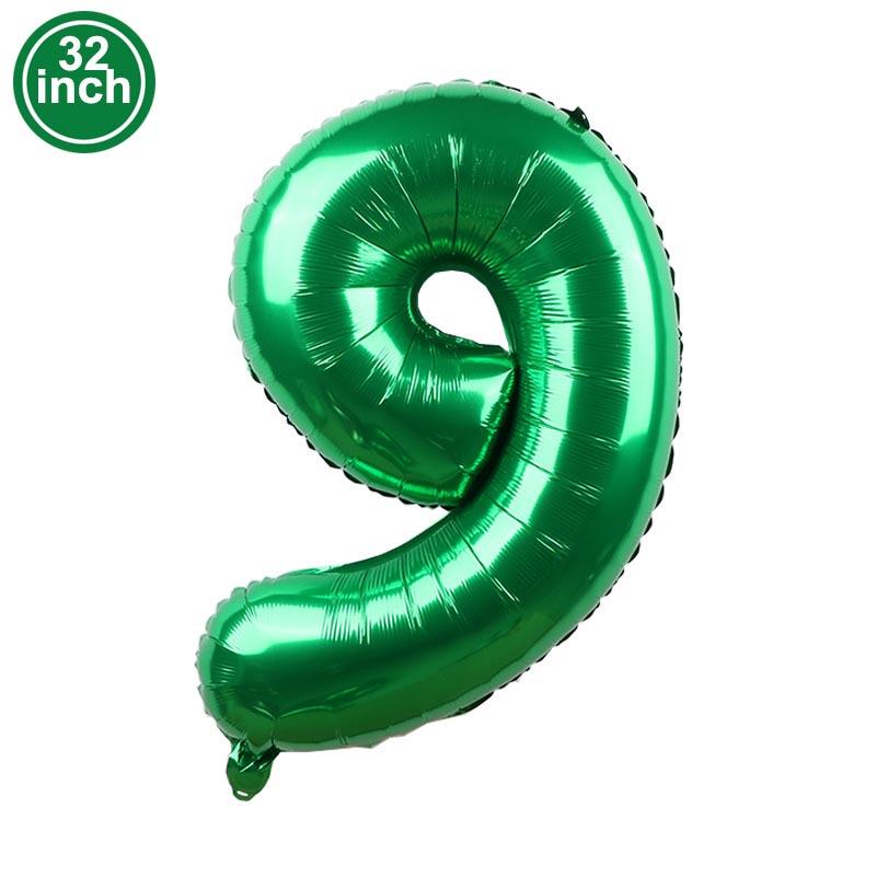 Multi Color Large Numbers 3 Balloon 32Inch 1 2 3 4 5 6 7 8 9 Birthday Ball Red Digit Bachelorette Balloons Figure Golob Balloons