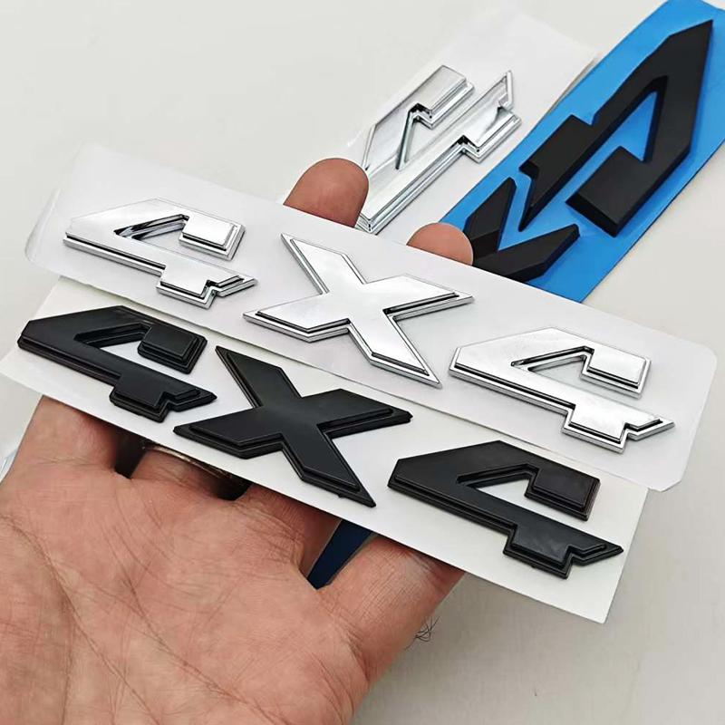 3D ABS Car Styling Rear Trunk 4X4 Emblem Logo Sticker For JEEP Grand Cherokee Wrangler Wagoneer Compass Renegade Accessories