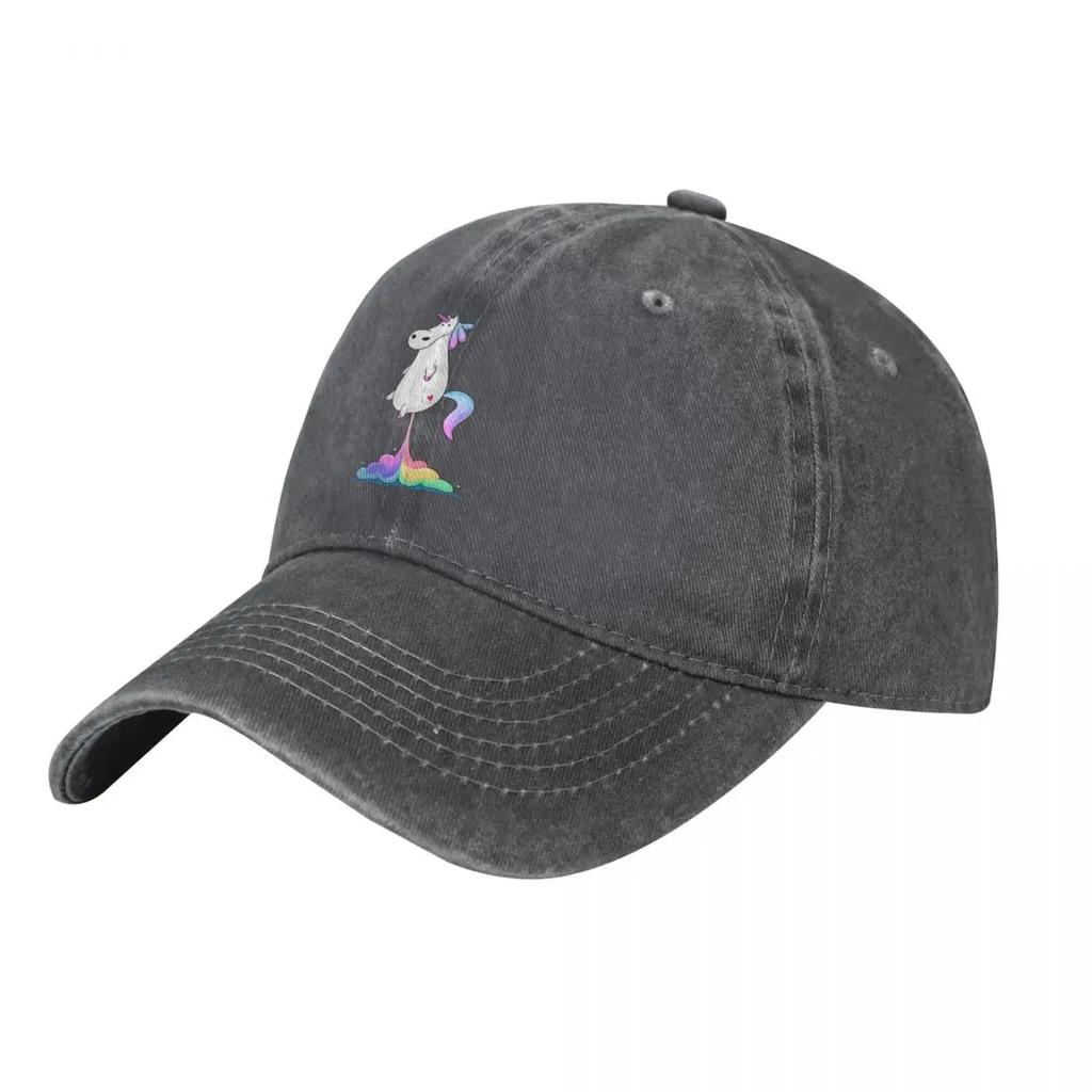 Unicorn Fart Racerback Baseball Cap Cotton Hats Cowboy Caps Unisex