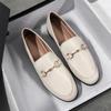 Luxury Flat Shoes Quality PU Leather Designe Shoes Female Retro