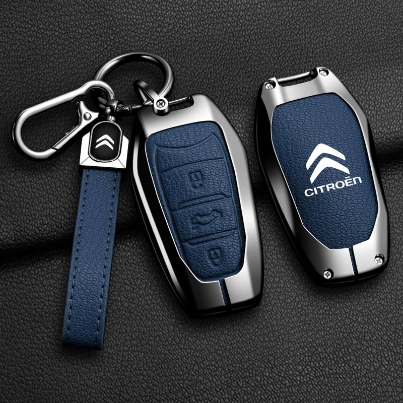 YKFEA1 Zinc Alloy Car Flip Key Case Cover Shell Fob For Citroen C1 C2 C3 C4 C5 C6 VTS Xsara C-Crosser Berlingo Jumpy DS3 DS4 DS5 DS6