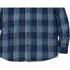 Uniqlo Клетчатая рубашка с длинным рукавом Унисекс рубашки Темно-синий 453053-68