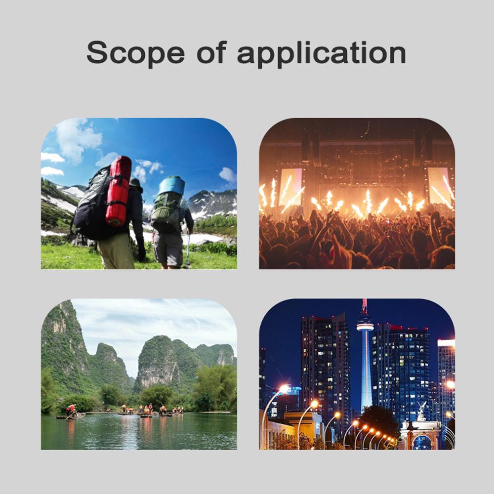 Портативные портативные бинокли для пеших прогулок, мощные телескопы для ночного видения с высокой четкостью и слабым освещением для