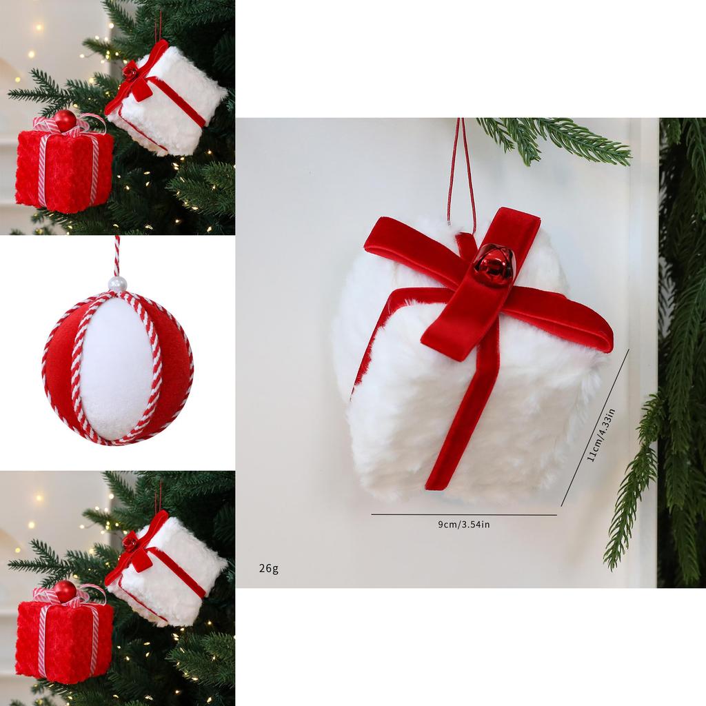 Holiday Christmas Decorations With Foam And Fabric For Festive Tree And Window Display