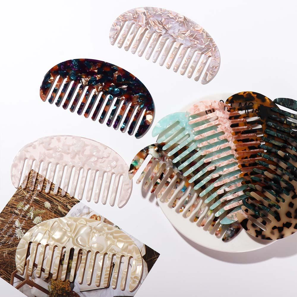 Hair Styling Tool Acetate Hair Combs Hair Cutting Brush Tortoise Shell Hairdressing Comb