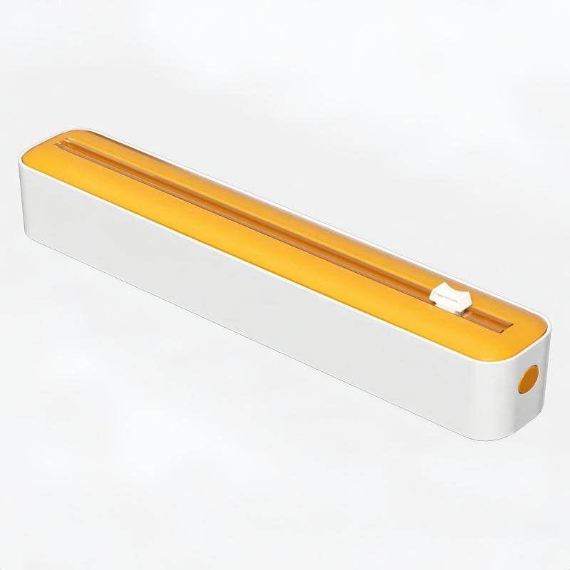 1 шт. диспенсер для пищевой пленки, удобная и быстрая машина для резки пищевой пленки, бытовой настенный с магнитной фиксацией