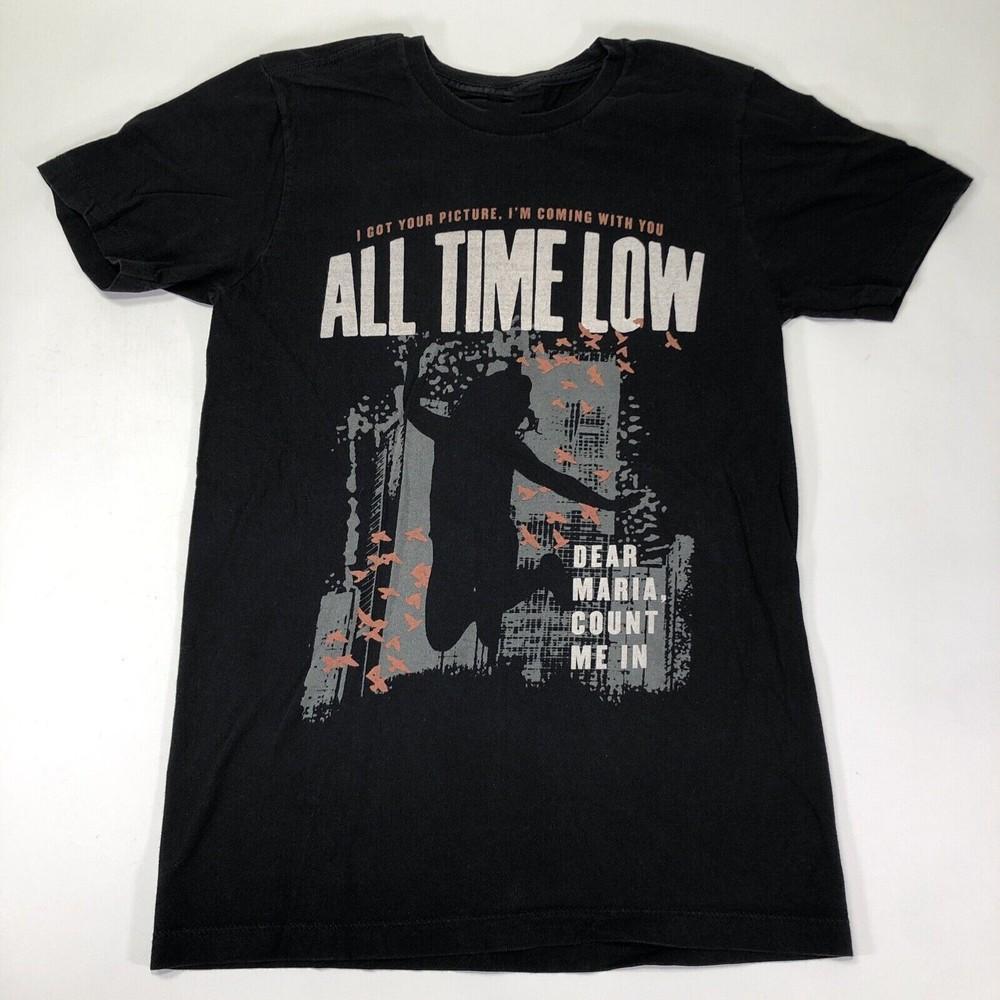 All Time Low Футболка с принтом Dear Maria Count Me In Для мужчин и женщин S-4XL BO1161 Унисекс Футболка