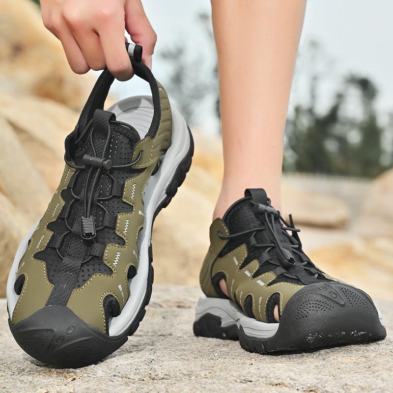 Genuine Leather Men Sandals Summer Men Beach Sandals Outdoor Sandals For Men