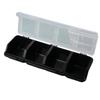 Plastic Sorting Box Multi-Compartment Organizer Box Tool Part Container Bin with Lid Display Storage Case Enduring