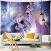 Гобелен с астронавтом «Вселенная», настенный гобелен, космический хиппи Тапитц, научная фантастика, коврик для путешествий, планеты, коврик с принтом, полиэстер, декор для комнаты