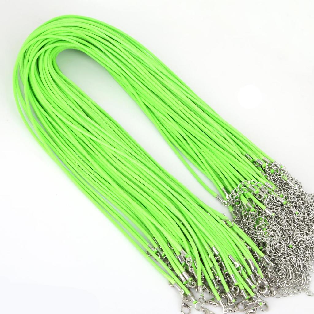 Кожаный шнур из искусственной кожи, веревка-омар для ожерелья и подвески «сделай сам», подвески ручной работы, фурнитура