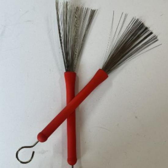 Джазовые Щетки для Барабанов Стальные Барабанные Палочки