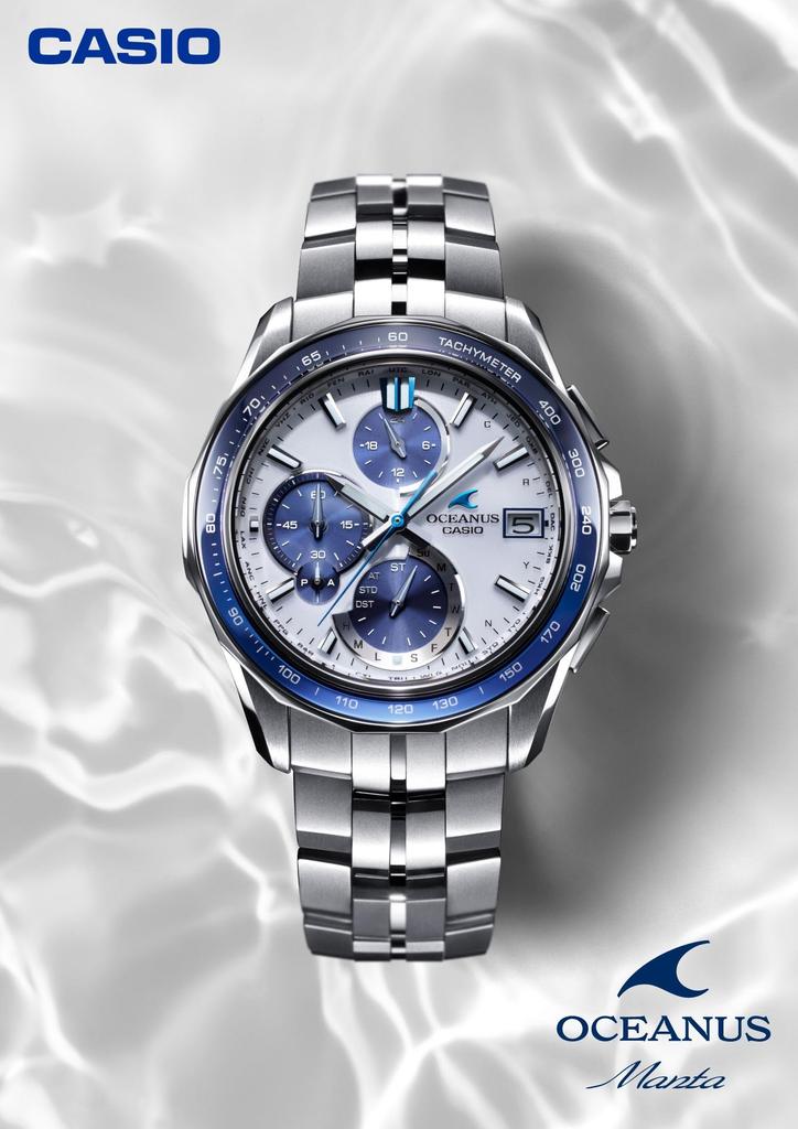 Часы Casio Oceanus (OCW-S7000D-7AJF) [Официальный японский продукт] Сделано в Японии, Manta, Bluetooth, Радиоуправляемые солнечные, Сапфировое стекло, Мужские