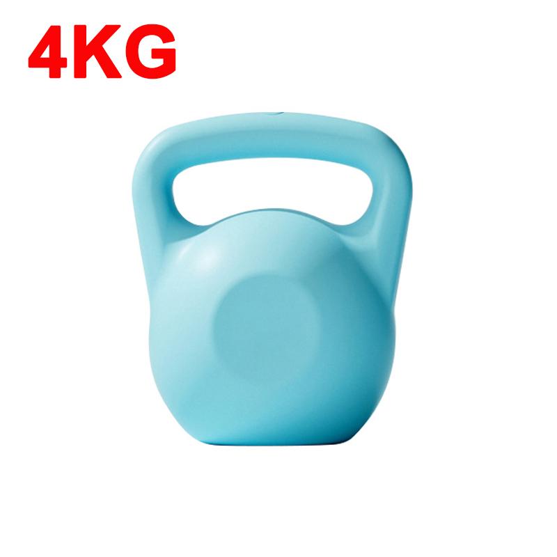 2/4/6/8 кг ПЭ Гиря, наполненная водой, женская тренировка бедер, глубокий присед, силовой тренажер, гиря для йоги, спорта, фитнеса, гантели