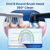 Electric Toothbrush for Adult Oral Health Deep Cleaning with Pressure Sensor