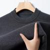 FAPAI Men's Round Neck Solid Knit Sweater