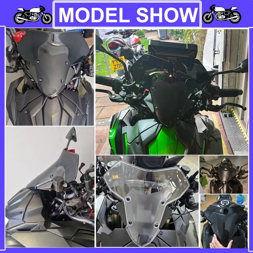 For Kawasaki Ninja Z-H2 ZH2 Z H2 SE 2020 2021 2022 2023 2024 2025 Windscreen Windshield Wind Deflector Shield Screen Visor