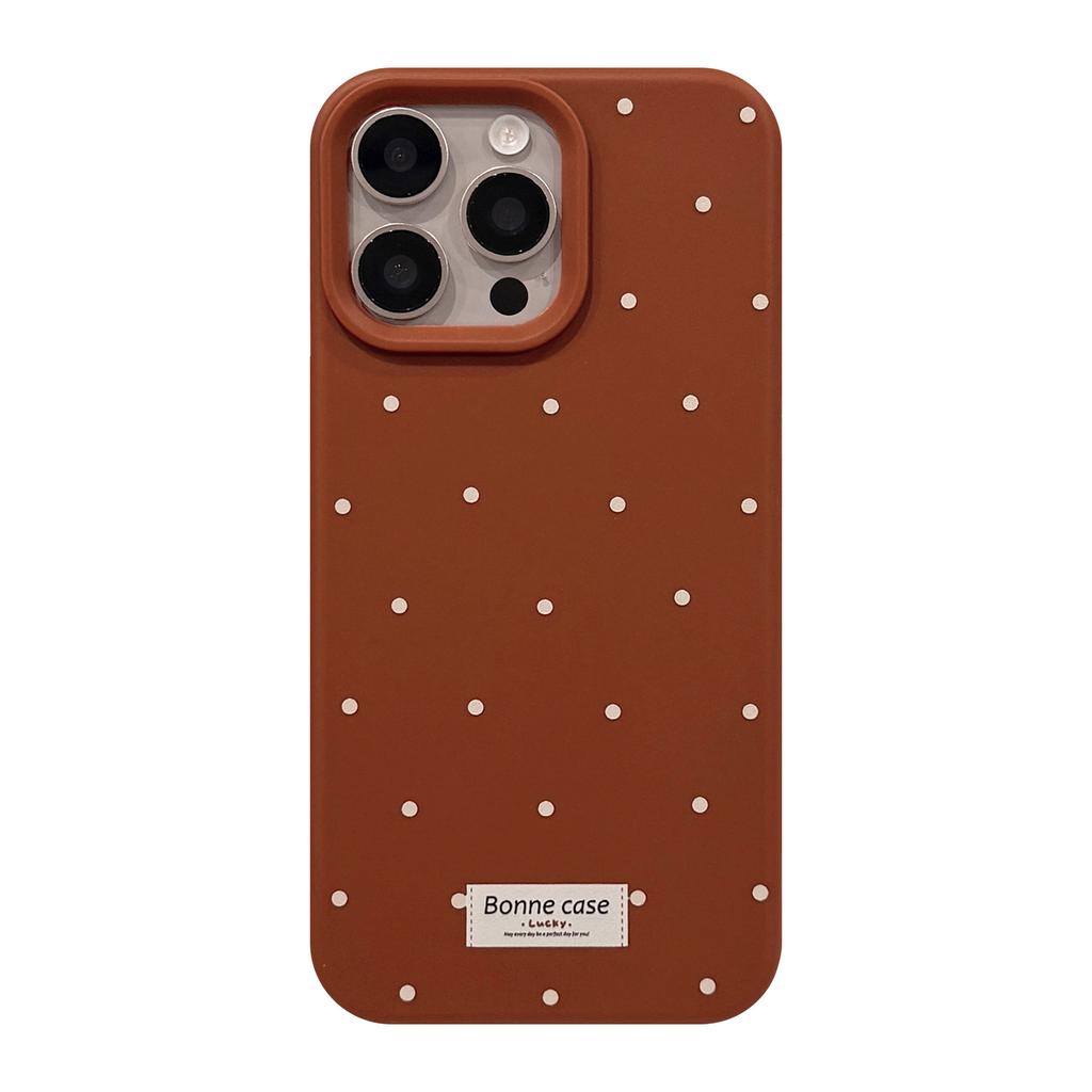 Ins Korean Wave Point for IPhone17 Phone Case for Apple 15pro Max Personalized Simplicity 16 Anti Drop 14 Soft