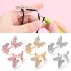 Wear Adjustable Butterfly Sewing Accessories Knitting Tools Thimble Ring Yarn Guides Knitting Loop