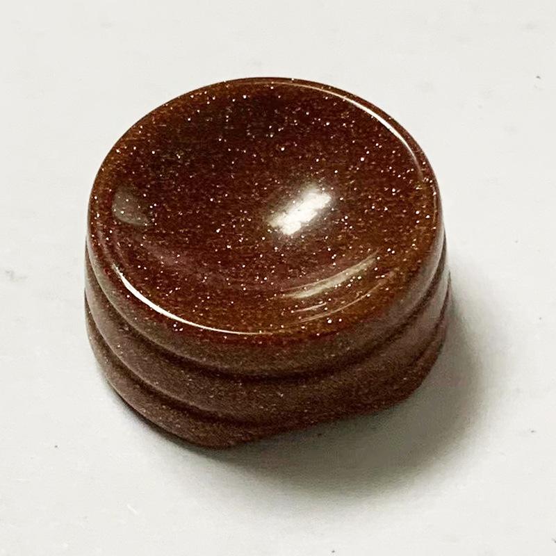 Gem Ball Ornaments Standard Natural Crystal Support Mine Various Materials Base Base Bracket Round Golf Tee