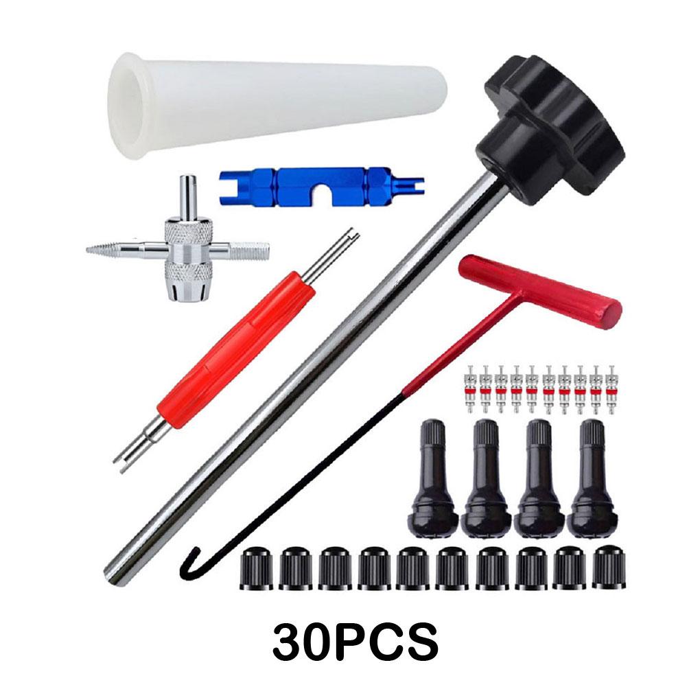 Quick Change Tire Valve Tool Kit Valve Stem Tire Valve Stem Tire Valve Stem Core Quickly Replacement Tool Kit