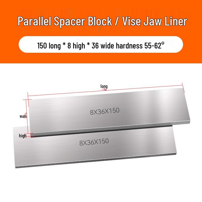 Параллельные тиски с клиновым зажимом: Приспособление для фрезерного станка с ЧПУ для поддержки на равной высоте