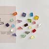 Lovely Glass Irregular Figure Magnetic Refrigerator Magnets Office Whiteboard Message Home Decoration