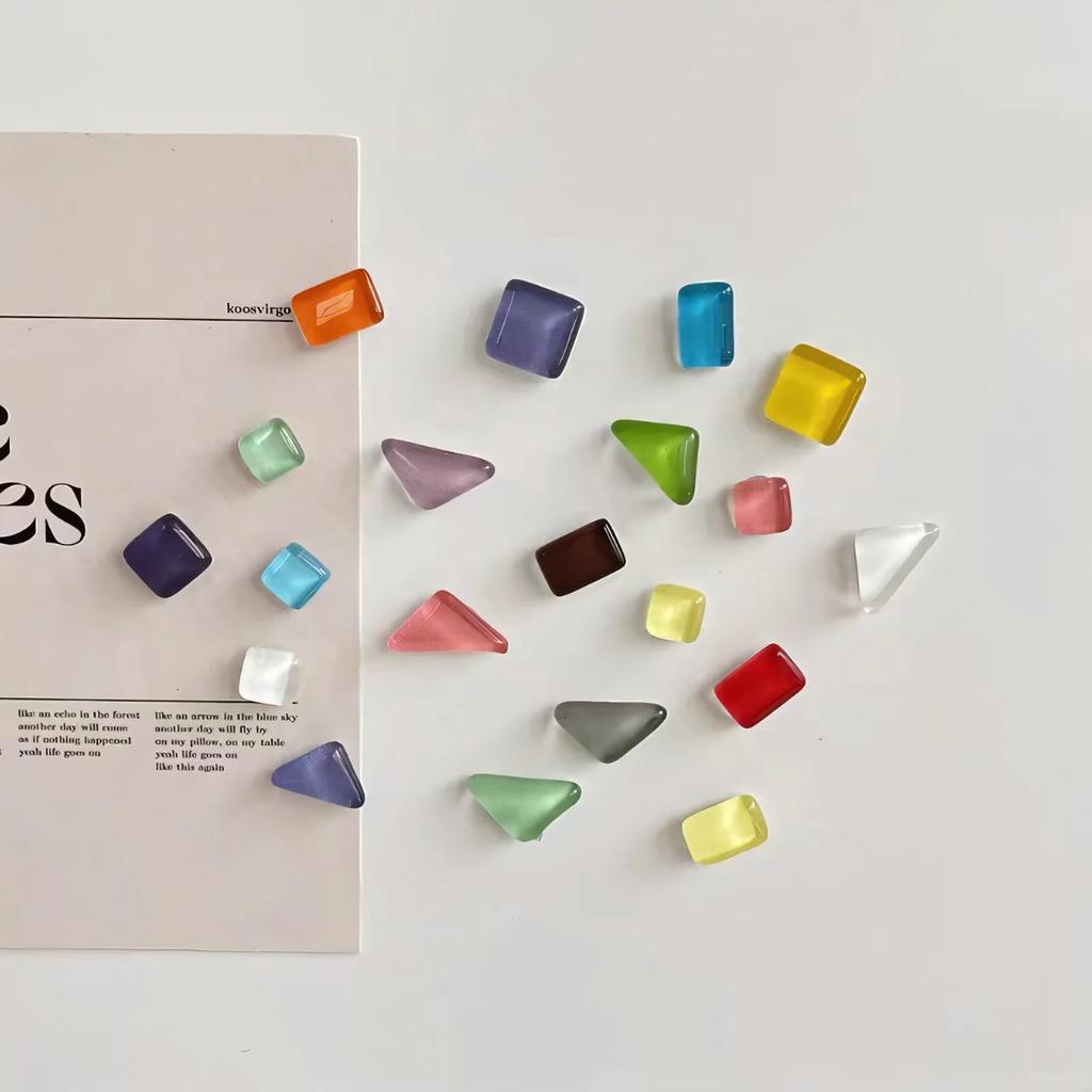 Lovely Glass Irregular Figure Magnetic Refrigerator Magnets Office Whiteboard Message Home Decoration