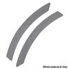 2X автомобильное переднее крыло, полоса, защита для шин, защита для бровей, защита кромок, наклейка для предотвращения столкновений, накладка на колесо, авто