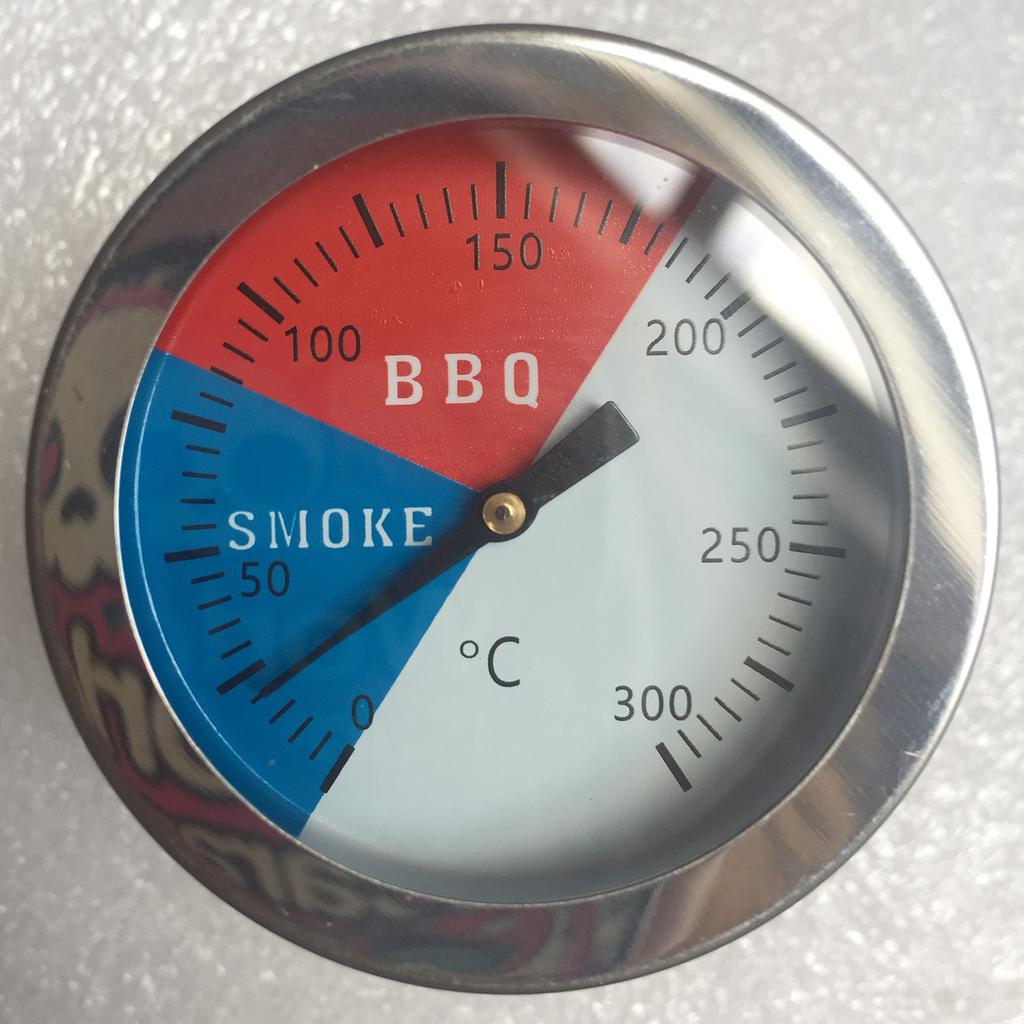 300°C Degrees Oven Thermometer Stainless Steel Grill BBQ Thermometer Instruments 52mm Barbecue Temperature Gauge Kitchen Cooking