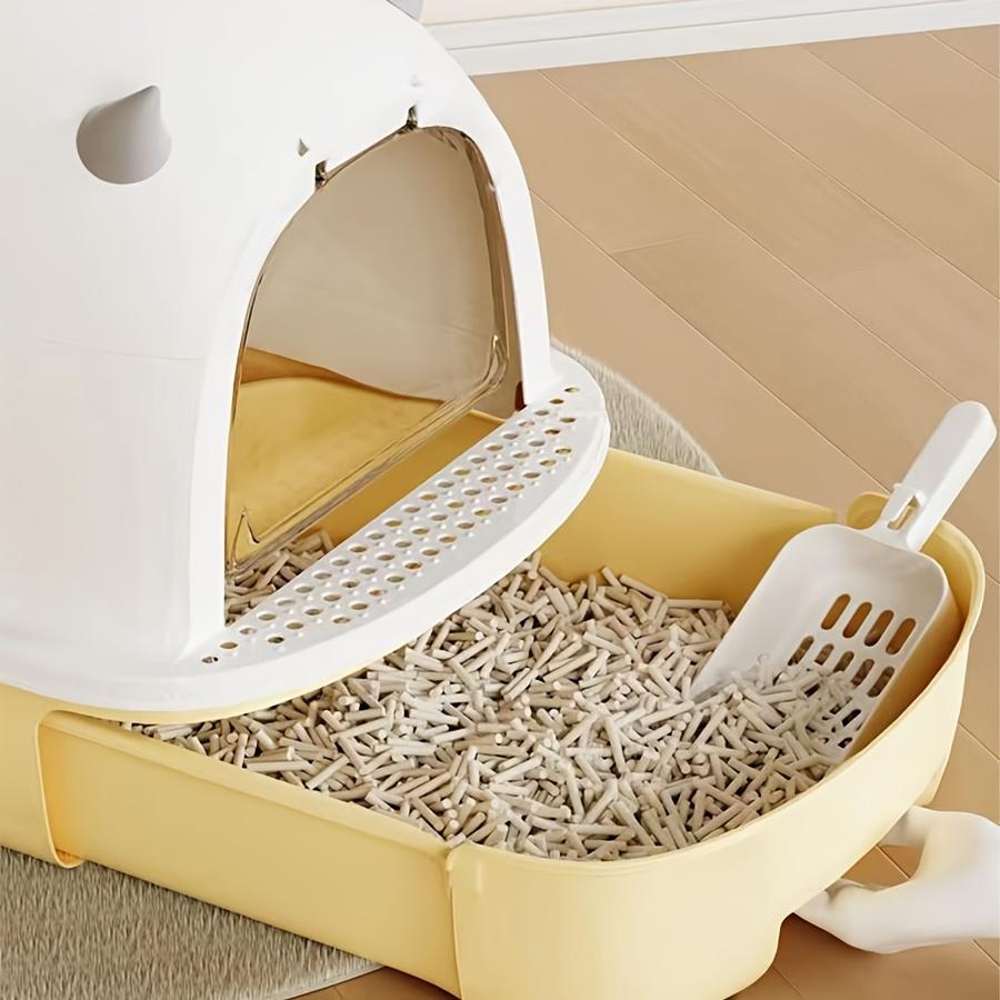 Полностью закрытый туалет для кошек с защитой от брызг, туалет для домашних животных с защитой от запаха для домашних кошек