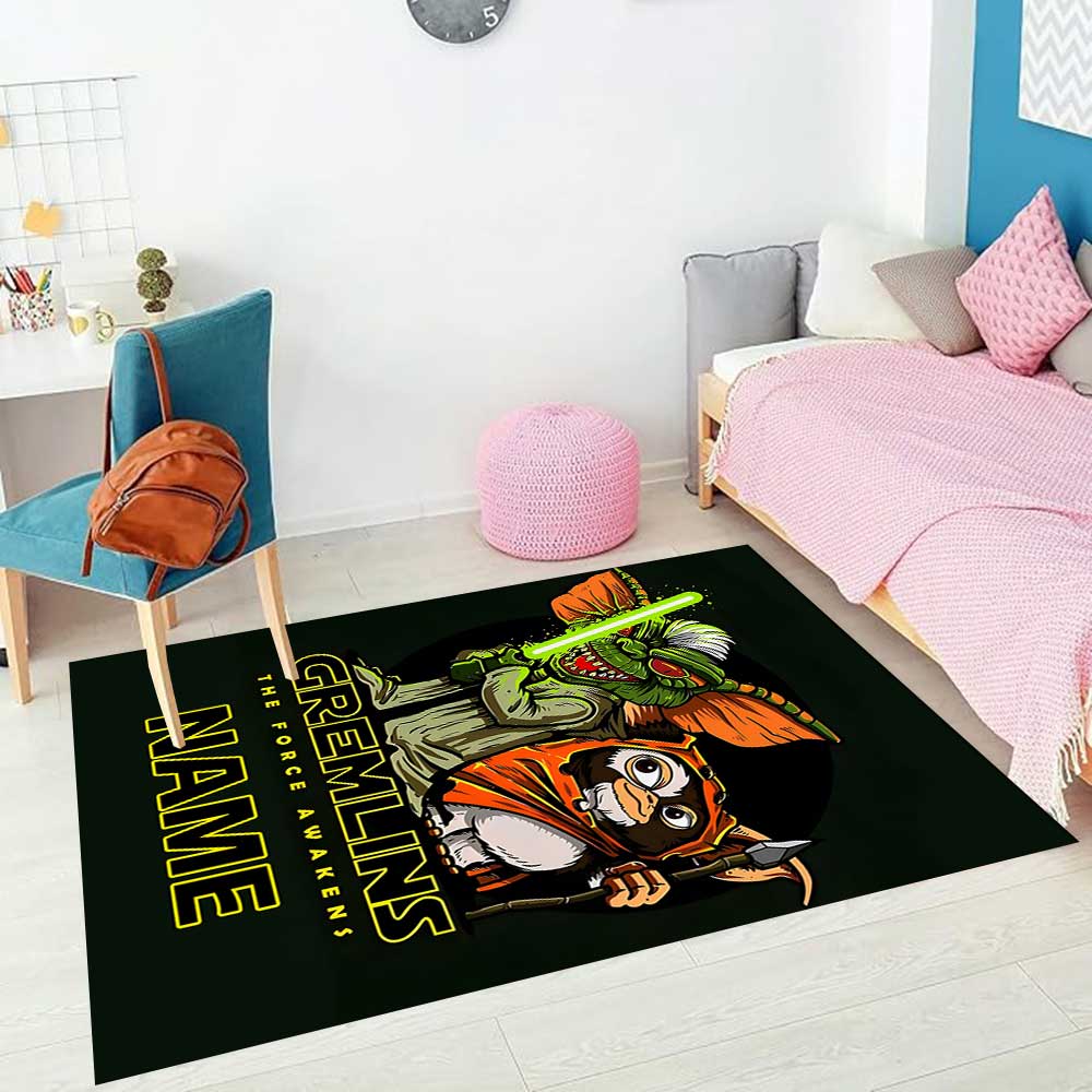 Warner Bros. Works (22) Customize your name rug, office chair cushion, home bedroom living room gift.
