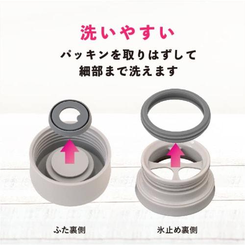 Atlas Бутылка для воды из двойной нержавеющей стали 360 мл, Изолированная для горячей и холодной воды, Серая, SS-350GY