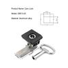 Aluminum Alloy / Zinc Alloy Square Cam Lock High Safety Key Operated Machinery Cabinet Electrical Box Industrial Boxes Quarter