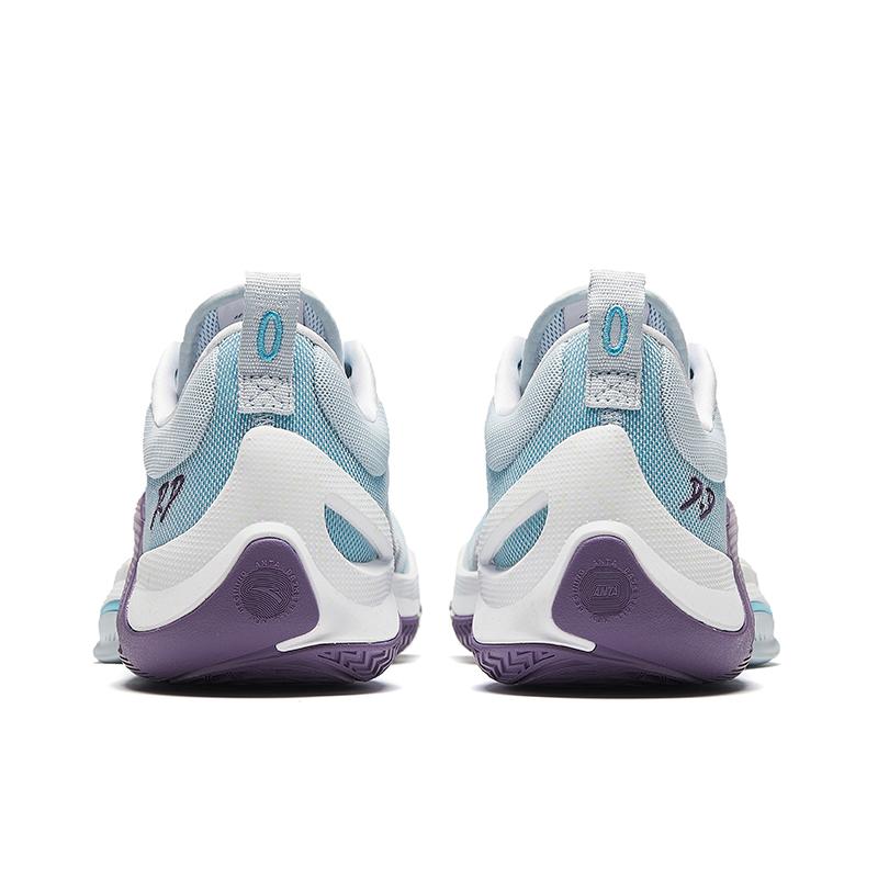 Anta Shunxi 1 MOP Nitrogen Technology Амортизация Прочные низкие баскетбольные кроссовки Мужские кроссовки Fantasy-Blue 912411110Q-3