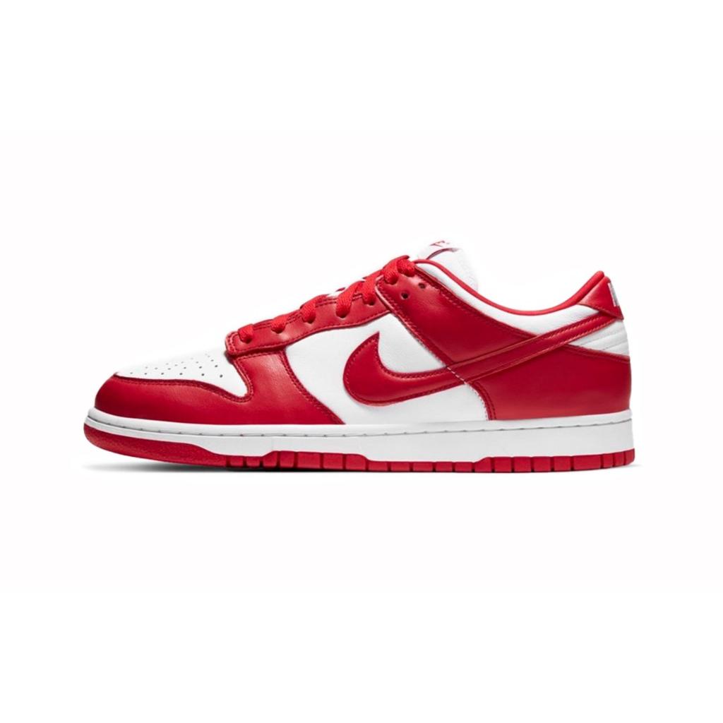 Nike Dunk Low top Skateboard Shoes Women's Red FB9109-119(Team87-BOX)