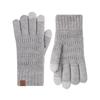 Women's Fleece-Lined Knitted Outdoor Gloves
