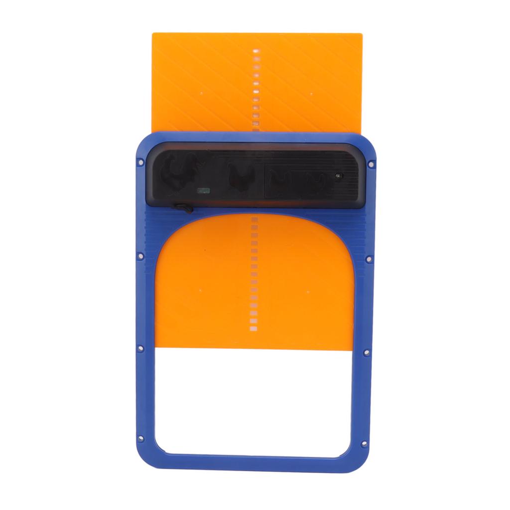 Автоматическая дверь курятника на солнечной энергии, безопасная дверь курятника с датчиком освещенности для домашней птицы, синяя