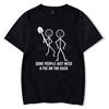 Casual Summer T-shirts for Men Women Some People Just Need A Pat On The Back Design Clothes Casual Short Sleeve Breathable Top