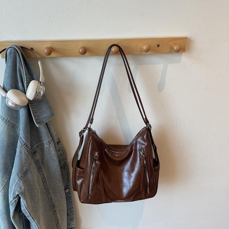 Повседневная сумка-тоут для поездок на работу, женская, большой вместимости, новая 2025, на плечо, сумка-мессенджер, ретро-мода, легкий рюкзак