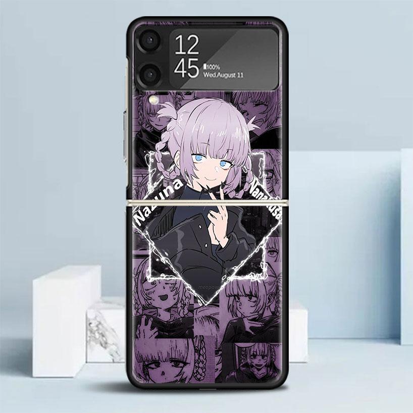 Чехол для телефона Nazuna Nanakusa из аниме для Samsung Galaxy Z Flip7 Flip6 5G Flip5 Flip4 Flip3 ZFlip 7 6 3 4 5 Ударопрочная задняя крышка Gal