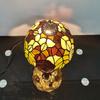 20CM European Style Leaf Small Table Lamp Tiffany Style Home Decoration, Study Glass Antique Gift Boutique Lighting Decoration