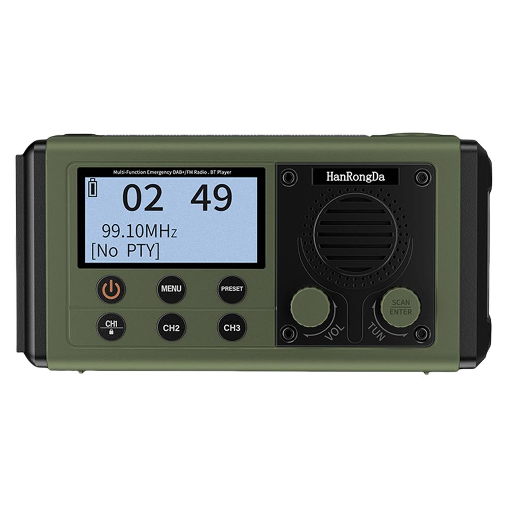 10000 мАч Уличное солнечное радио с динамиком Зарядка от солнечной/ручной динамо-машины С фонариком Сигнал SOS Разъем для наушников для кемпинга на открытом воздухе