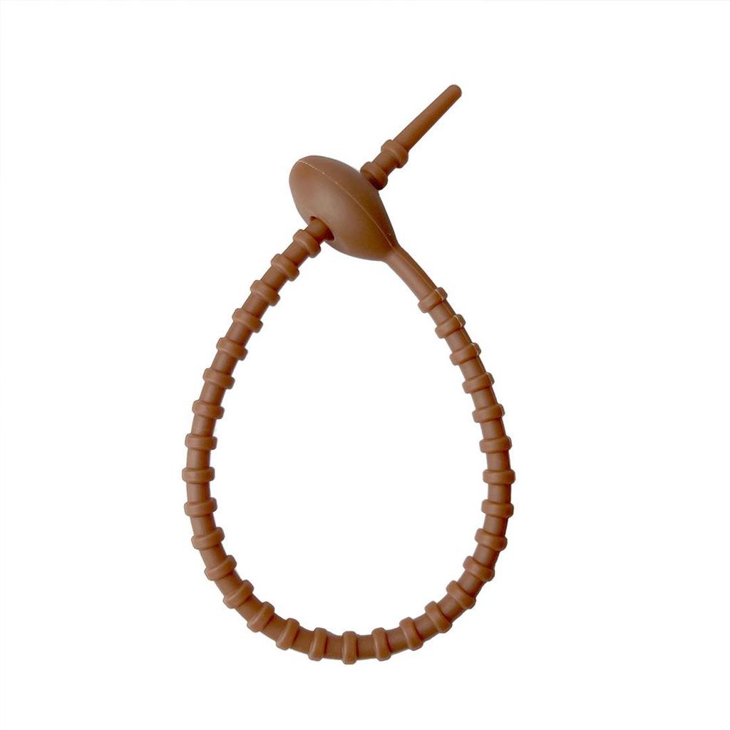 Цветная силиконовая стяжка-головастик: Сделай сам брелок, Модная игрушка, Ремешок для сумки и Намотка для шнурка