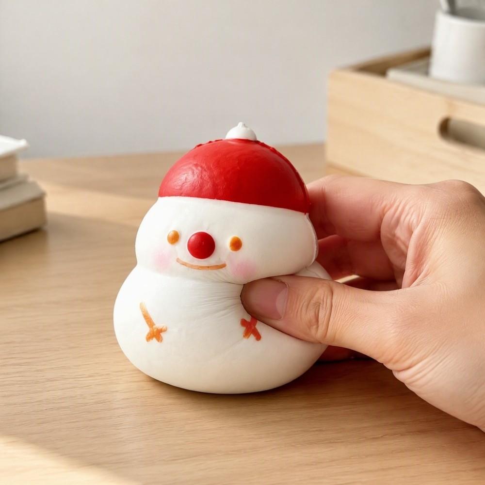 Slow Rising Snowman Squeezeble Toy Slow Rebound Christmas Squishy Toy Holiday Gift