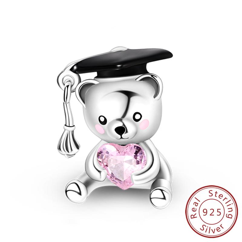 Шармы Подходят для Оригинального Браслета Медные Шармы Бусины Кошка Собака Животное Сердце Подвеска Для Женщин Изготовление Ювелирных Изделий Подарок