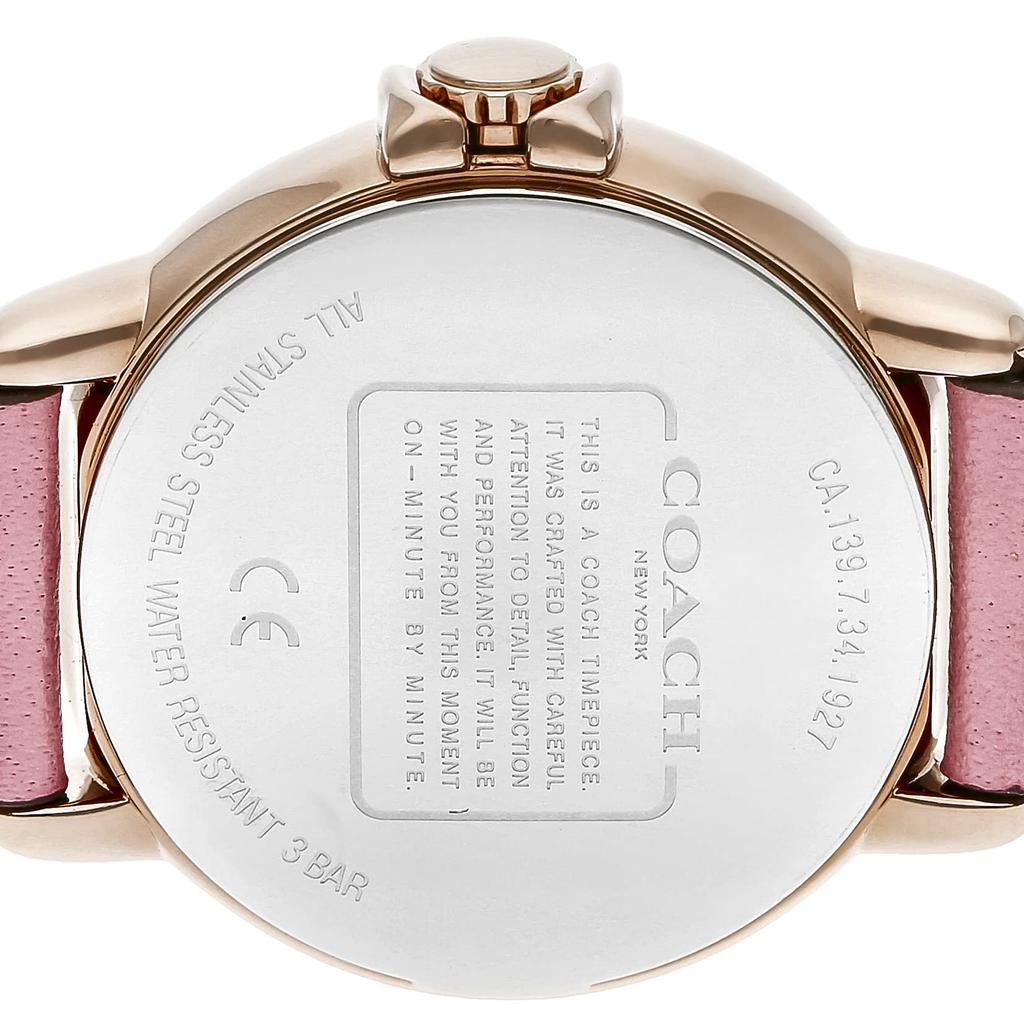 Watch ARDEN White Dial Stainless Steel Quartz 28MM Watch 14503615 Pink [Coach] Women's [Item]