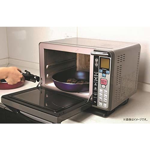 PEARL METAL Stack Plus Blue Diamond Coated IH Compatible 3-Piece Cookware Set A, Red, HB-5625