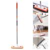 Щетка для пола с телескопической ручкой Эргономичный дизайн 2-в-1 Щетка для мытья Многоцелевая
